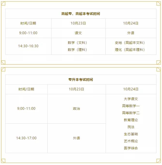 注意 | 2021年成考考試時(shí)間公布，速速備考！